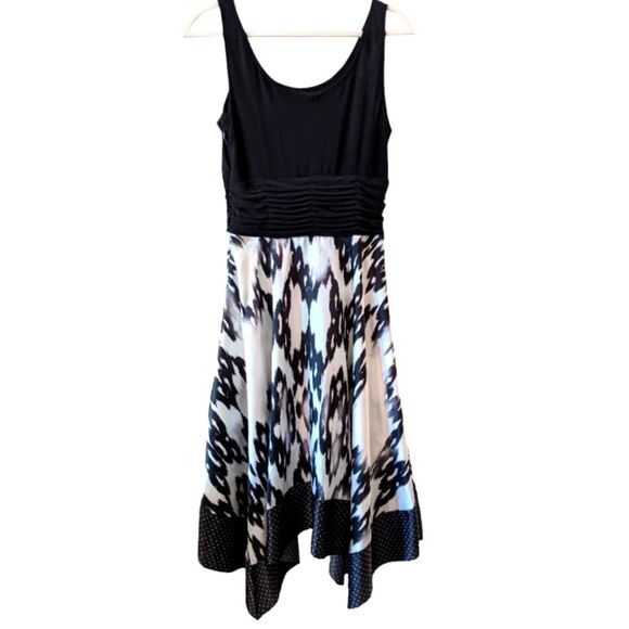 Signature by Sangria Dresses & Skirts - SANGRIA Midi Fitted and Flowy Dress Sleeveless Bra Cups Size 10